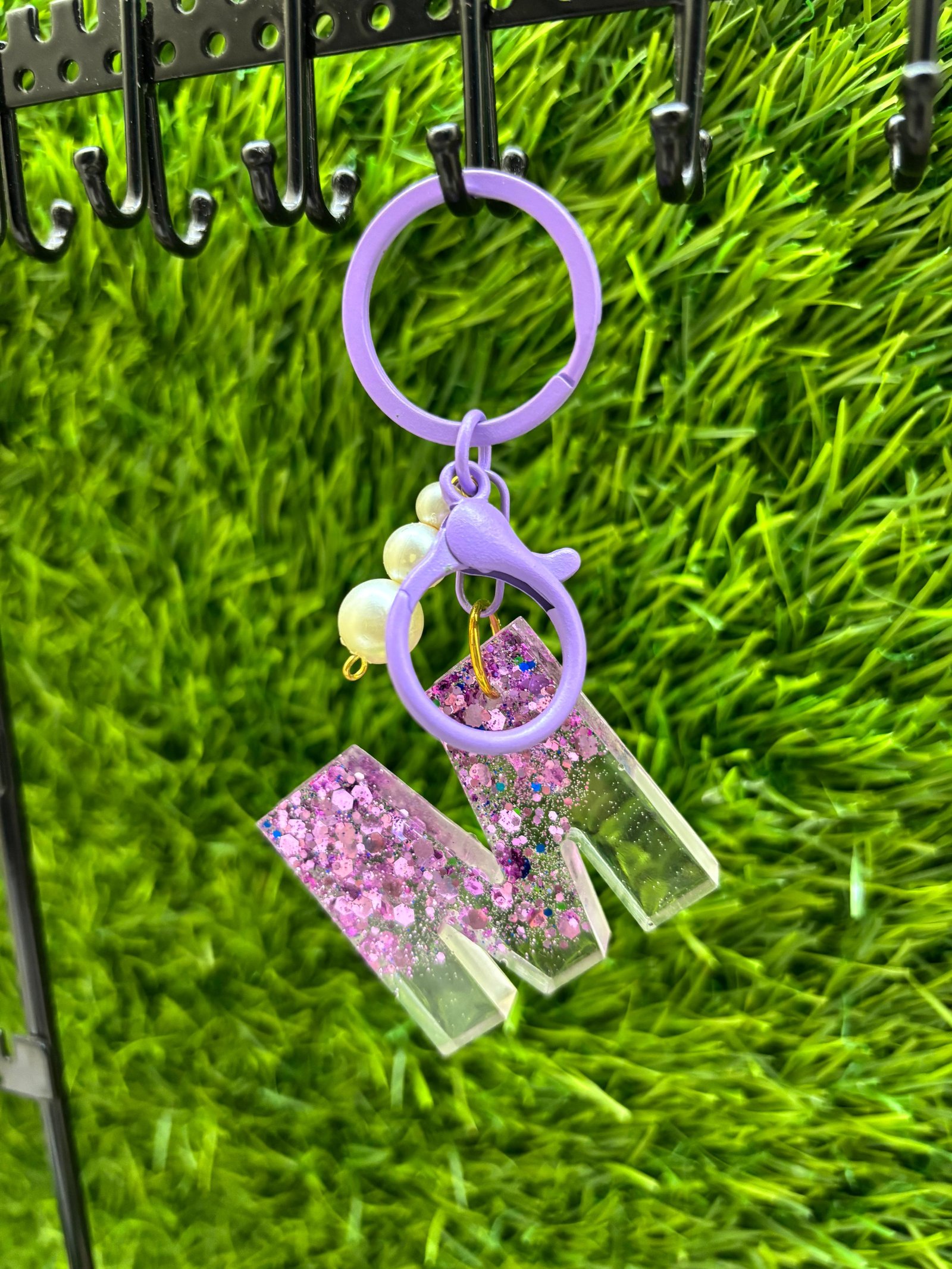  Resin Floral Theme Keychain – Real Dried Flowers